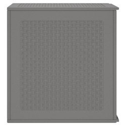 Boîte de rangement Gris clair 55 x 53 x 57 cm Polypropylène 552551552551