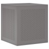 Boîte de rangement Gris clair 55 x 53 x 57 cm Polypropylène 552551552551