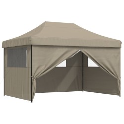 Tente de fête Taupe 279 x 410 x 315 cm Tissu Oxford 552562552562