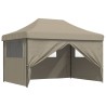 Tente de fête Taupe 279 x 410 x 315 cm Tissu Oxford 552562552562