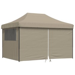 Tente de fête Taupe 279 x 410 x 315 cm Tissu Oxford 552562552562