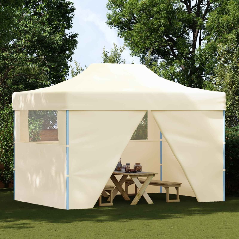 Tente de fête Crème 280 x 410 x 315 cm Tissu Oxford 552567552567