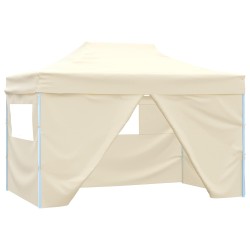 Tente de fête Crème 280 x 410 x 315 cm Tissu Oxford 552567552567