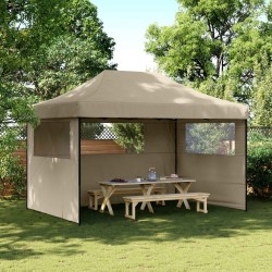 Tente de fête Taupe 279 x 410 x 315 cm Tissu Oxford 552571552571