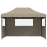 Tente de fête Taupe 279 x 410 x 315 cm Tissu Oxford 552571552571