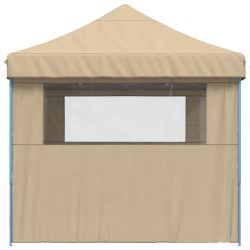 Tente de fête Beige 279 x 410 x 315 cm Tissu Oxford 552572552572