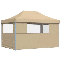 Tente de fête Beige 279 x 410 x 315 cm Tissu Oxford 552572552572