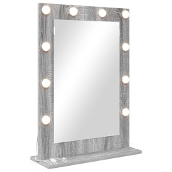 Miroir de vanité Rectangulaire Gris Sonoma 70 x 50 x 18 cm 552578552578