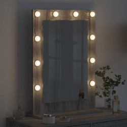 Miroir de vanité Rectangulaire Gris Sonoma 70 x 50 x 18 cm 552578552578