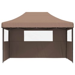 Tente de fête Marron 279 x 410 x 315 cm Tissu Oxford 552580552580