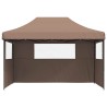 Tente de fête Marron 279 x 410 x 315 cm Tissu Oxford 552580552580