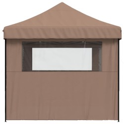 Tente de fête Marron 279 x 410 x 315 cm Tissu Oxford 552580552580