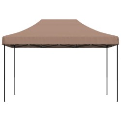 Tente de fête Marron 279 x 410 x 315 cm Tissu Oxford 552585552585