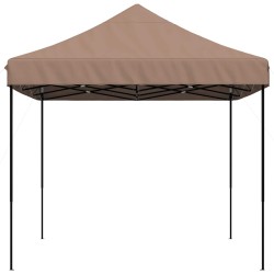 Tente de fête Marron 279 x 410 x 315 cm Tissu Oxford 552585552585