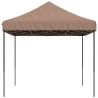 Tente de fête Marron 279 x 410 x 315 cm Tissu Oxford 552585552585