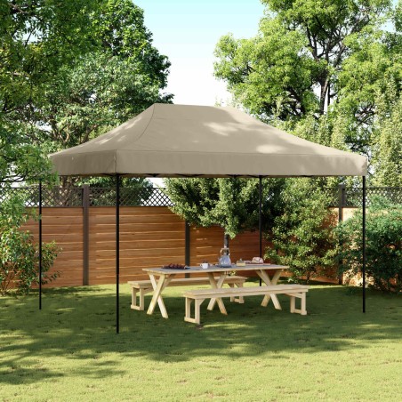 Tente de fête Taupe 279 x 410 x 315 cm Tissu Oxford 552587552587