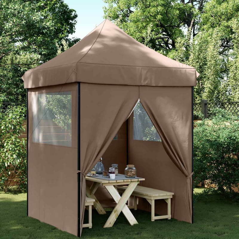 Tente de fête Marron 200 x 200 x 306 cm Tissu Oxford 552596552596