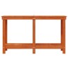 Établi avec étagère Brun Ciré 140 x 50 x 80 cm Pin massif 552598552598