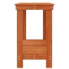 Établi avec étagère Brun Ciré 140 x 50 x 80 cm Pin massif 552598552598