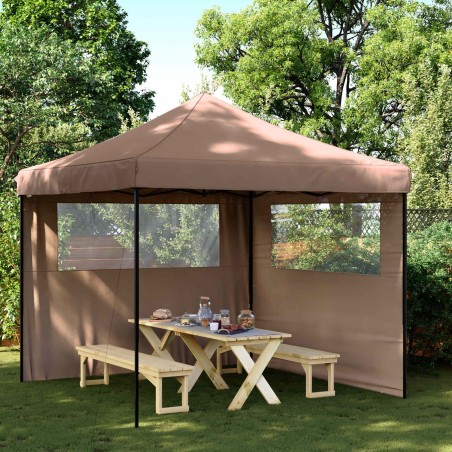 Tente de fête Marron 292 x 292 x 315 cm Tissu Oxford 552604552604
