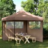 Tente de fête Marron 292 x 292 x 315 cm Tissu Oxford 552604552604
