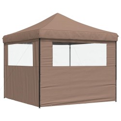 Tente de fête Marron 292 x 292 x 315 cm Tissu Oxford 552604552604
