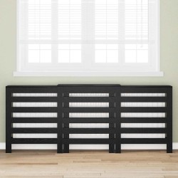 Cache-Radiateur Chêne noir 205 x 21,5 x 83,5 cm 552612552612
