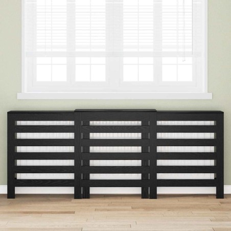 Cache-Radiateur Chêne noir 205 x 21,5 x 83,5 cm 552612552612