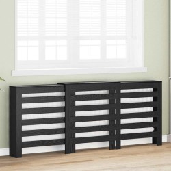 Cache-Radiateur Chêne noir 205 x 21,5 x 83,5 cm 552612552612