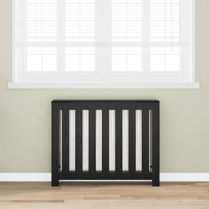 Cache-Radiateur Chêne noir 104 x 20 x 82 cm Bois d'ingénierie 552614552614