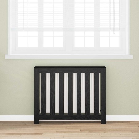 Cache-Radiateur Chêne noir 104 x 20 x 82 cm Bois d'ingénierie 552614552614