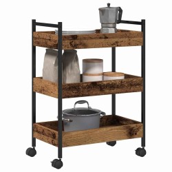 Chariot de cuisine Bois ancien 50 x 30 x 70 cm 552616552616