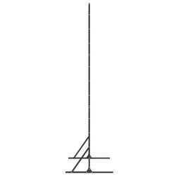 Écran de confidentialité Noir 100 x 50 x 180 cm Acier 552621552621