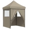 Tente de fête Taupe 200 x 200 x 306 cm Tissu Oxford 552631552631