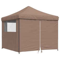 Tente de fête Marron 292 x 292 x 315 cm Tissu Oxford 552639552639