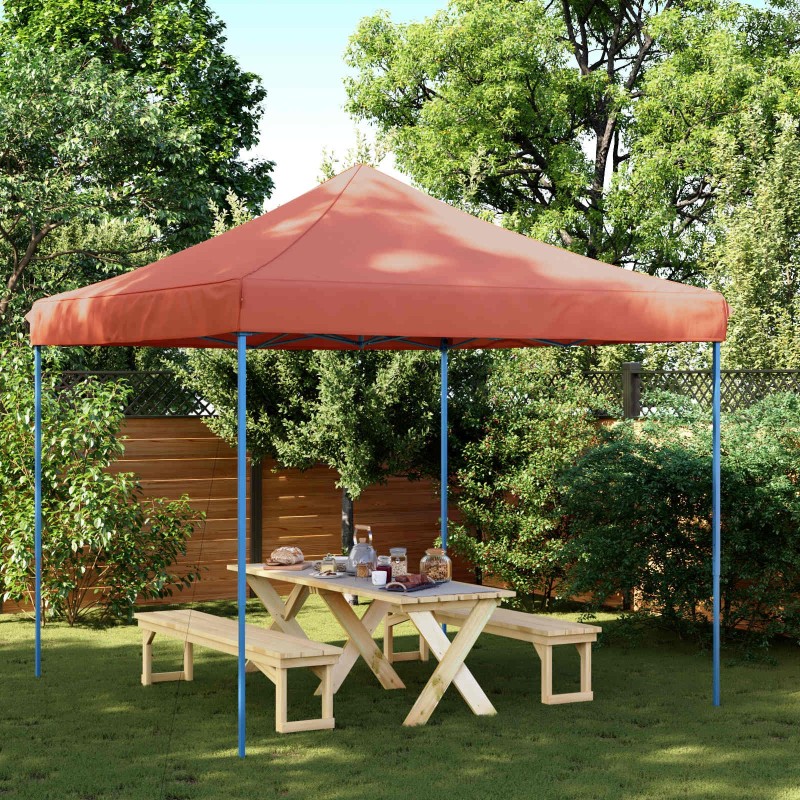Tente de fête Terre cuite 292 x 292 x 315 cm Tissu Oxford 552647552647