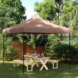 Tente de fête Marron 292 x 292 x 315 cm Tissu Oxford 552649552649