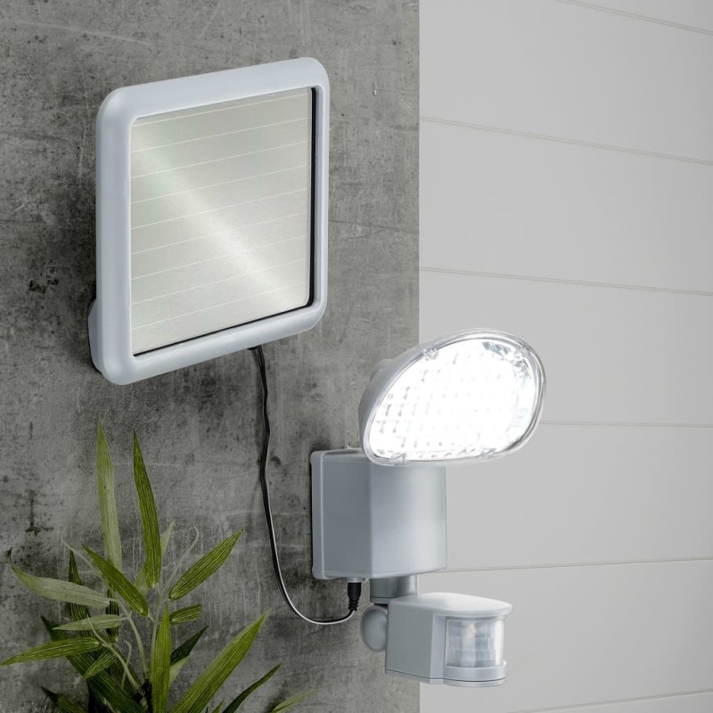 HI Lampe de jardin à capteur de mouvement solaire à LED Plastique 552654552654