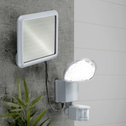 HI Lampe de jardin à capteur de mouvement solaire à LED Plastique 552654552654