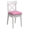 Coussins de siège 4 pcs Rose 45 x 45 x 12 cm tissu 552665552665