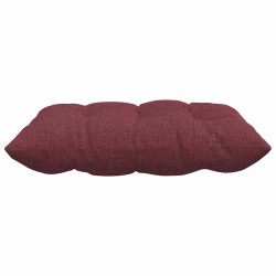 Coussins de siège 4 pcs Bordeaux 40 x 40 x 6 cm tissu 552668552668