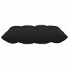 Coussins de siège 4 pcs Noir 40 x 40 x 6 cm tissu 552669552669