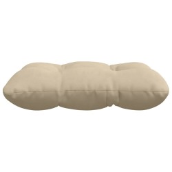 Coussins de siège 4 pcs Crème 45 x 45 cm Tissu en microfibre 552675552675