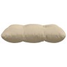 Coussins de siège 4 pcs Crème 45 x 45 cm Tissu en microfibre 552675552675