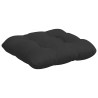 Coussins de siège 4 pcs Noir 45 x 45 cm Tissu en microfibre 552676552676