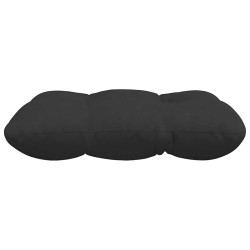 Coussins de siège 4 pcs Noir 45 x 45 cm Tissu en microfibre 552676552676