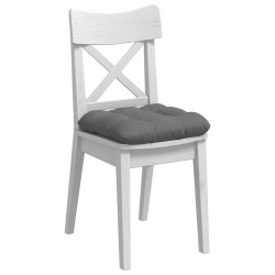 Coussins de siège 4 pcs Gris foncé 45 x 45 cm 552677552677