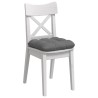 Coussins de siège 4 pcs Gris foncé 45 x 45 cm 552677552677