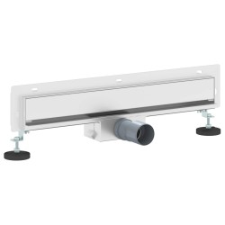 Drain de Douche Monté au Mur Argenté 50 cm Acier Inox 304 552679552679