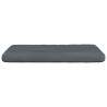 Coussins de siège 4 pcs Gris foncé 40 x 40 x 3 cm Velours 552680552680
